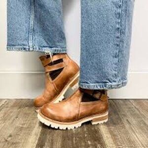 NWT BED|STU Women's Tan Rustic Ginger Boot